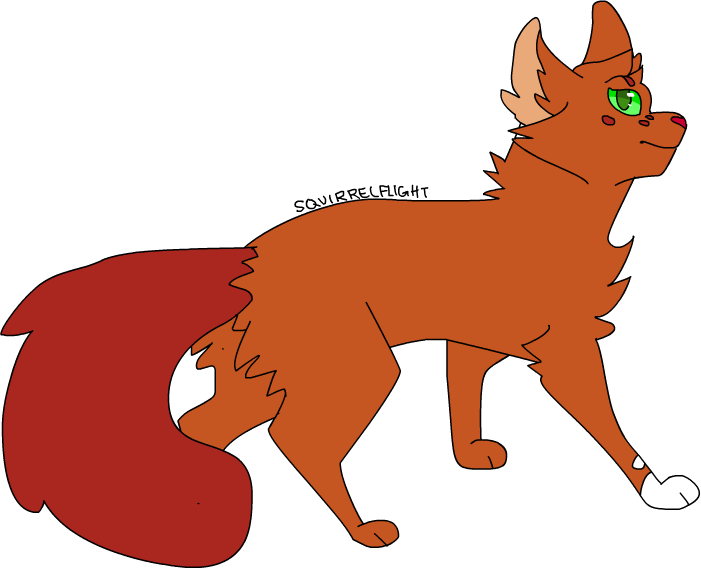 Warrior Cats Squirrelflight Repost Thunderclan - Nifty Senpai Warriors Squirrelflight (701x569)