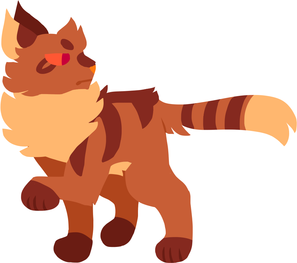 Thornclaw Thunderclan Cats Designs Warriors Warrior - Thunderclan (1126x982)