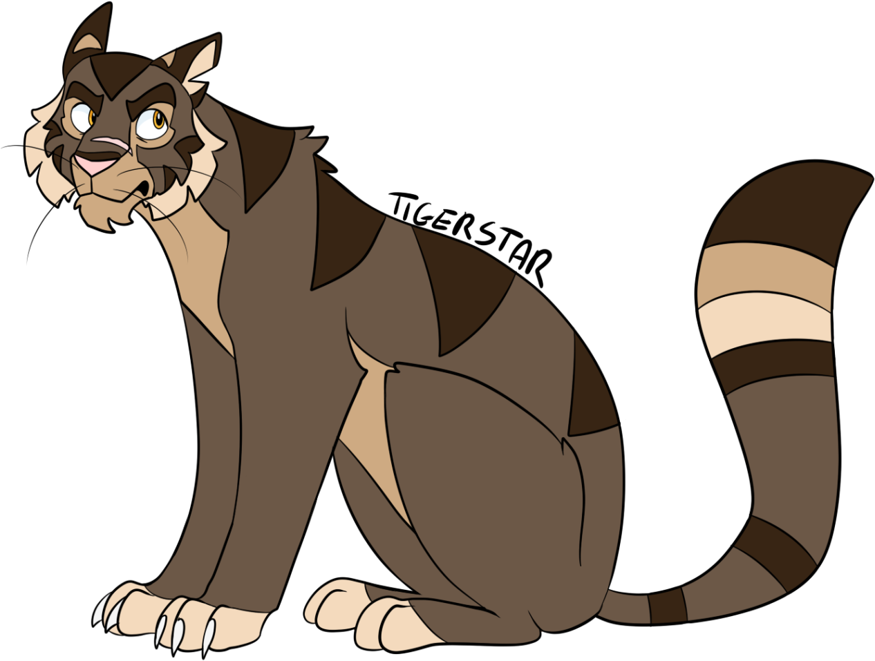 Tigerclaw Tigerstar Thunderclan Shadowclan Warrior - Tigerstar (1280x996)