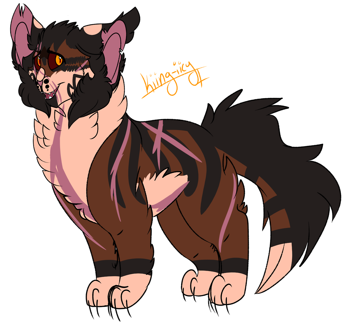 Warrior Cats Tigerstar Thunderclan Shadowclan Dark - Cartoon (1280x1280)