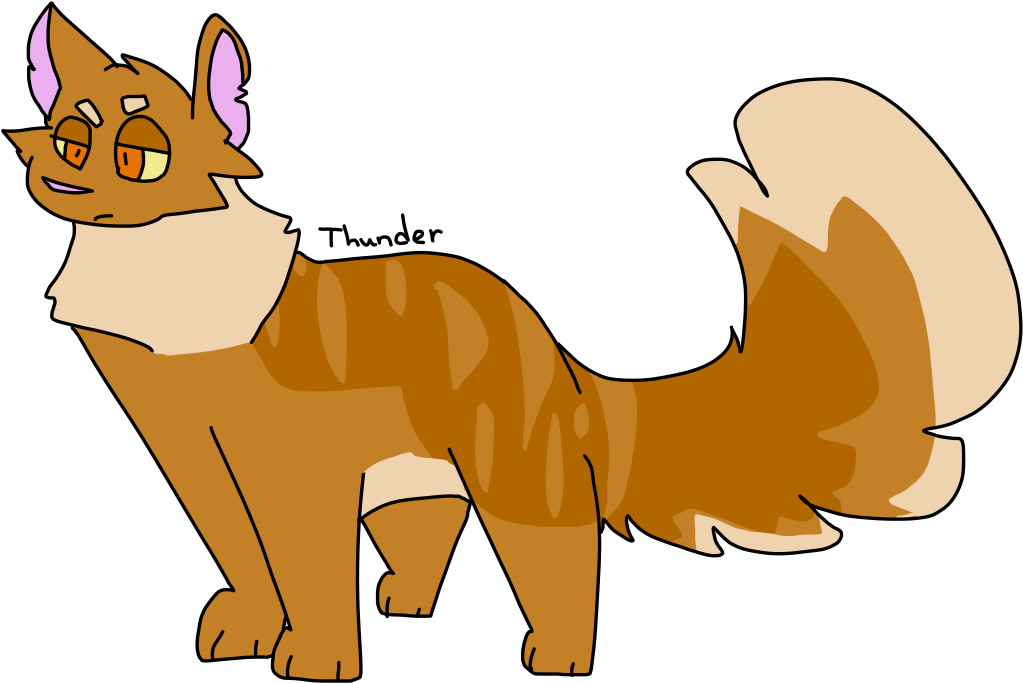 Thunder Thunderstar Thunderclan Warrior Cats Starclan - Thunderstar (1268x821)