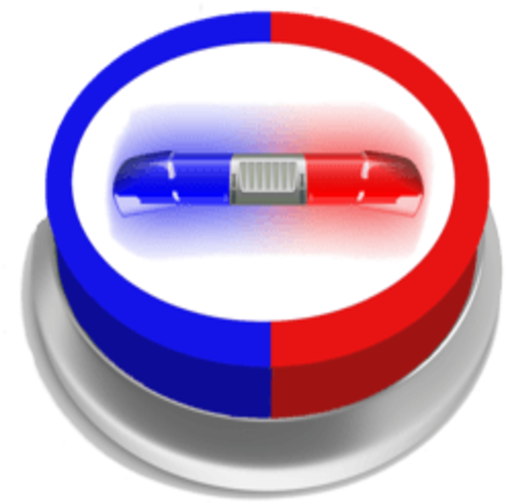 Police Siren Button - Usb Flash Drive (512x512)