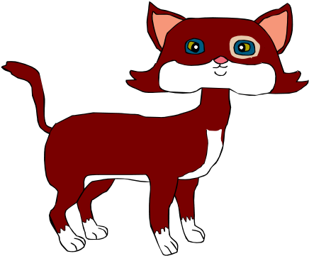 My Final 2d Cartoon Cat - Drawing (640x480)