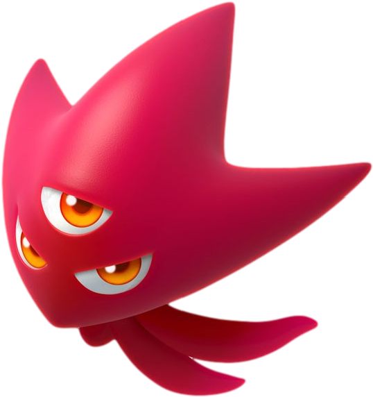 Crimson Wisp Art - Sonic Colors Crimson Wisp (565x615)