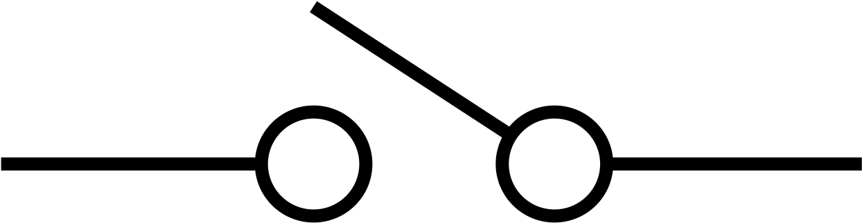 File - Spst-switch - Svg - Wikimedia Commons - Symbol For A Switch (1280x370)