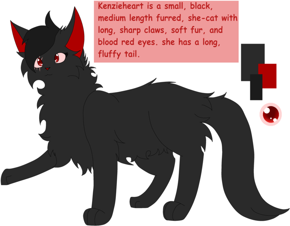 Kenzieheart Ref By Violetninetales - Cartoon (1012x789)