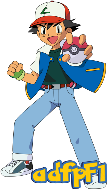 Ash (02) By Adfpf1 - Pokemon Ash Ketchum Cosplay Costume (400x665)