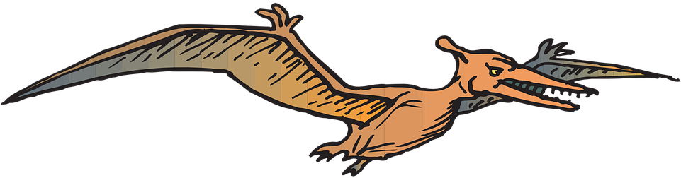 Brds Clipart Dinosaur Pencil And In Color Brds Clipart - Dinossauro Passaro (960x480)