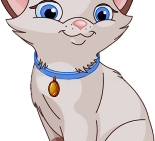 Siamese Cat Clipart - Cute Cat Vector Free (640x480)