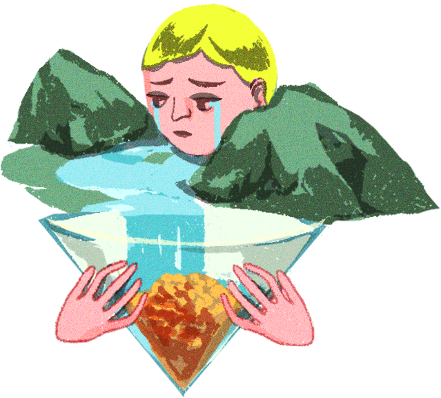 Silent Waterfall Jenn Liv - Illustration (750x750)