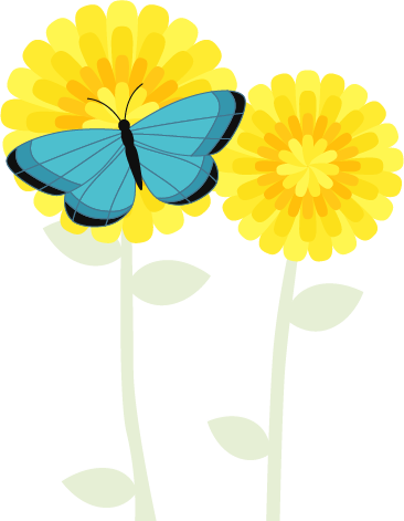 Your Garden Plants Need Powerful Pollinators Like Butterflies - English Marigold (366x471)