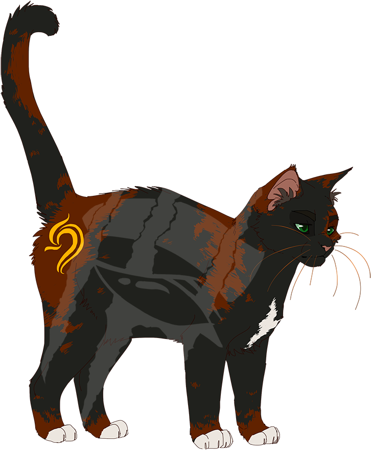 Commission For @walking With Turtles Thank You - Black Cat (780x900)