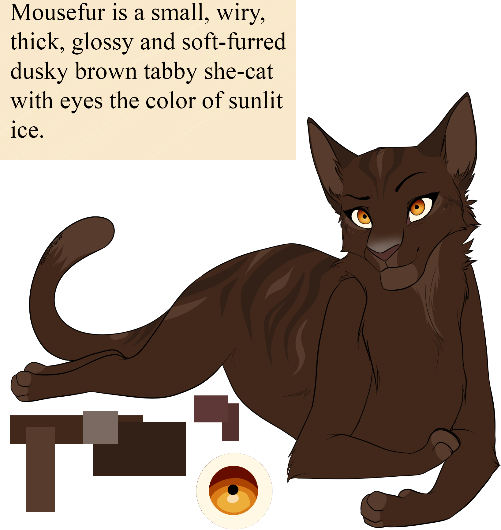 Kaisertiger 763 94 Mousefur By Purespiritflower - Dusky Brown Cat (1800x1800)