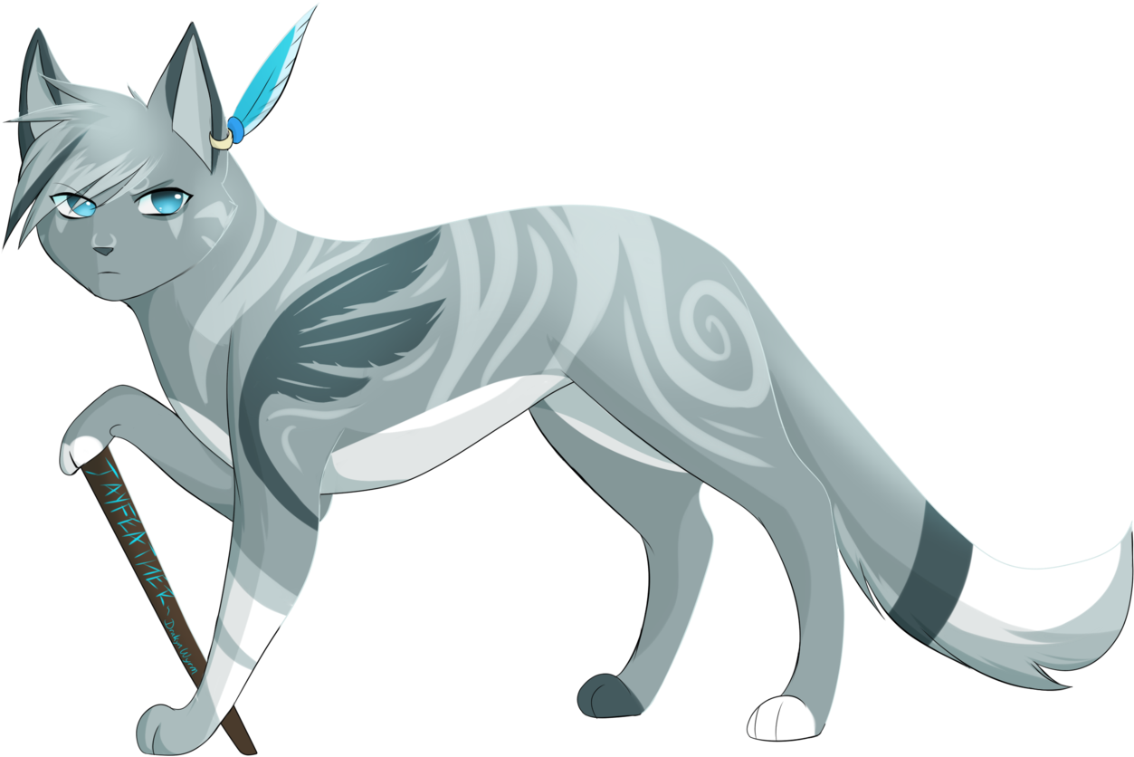 Jayfeather Anime Style ( Speedpaint) By Drakynwyrm - Anime Jayfeather (1280x952)