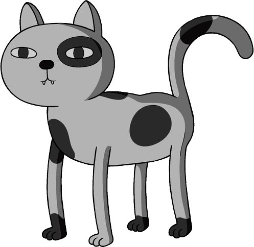 Lieutenant Whiskers - Adventure Time Cats (497x484)