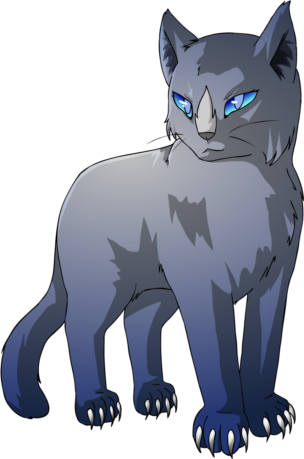 Warrior Cats Bluestar - Draw Warrior Cats Bluestar (1024x1486)