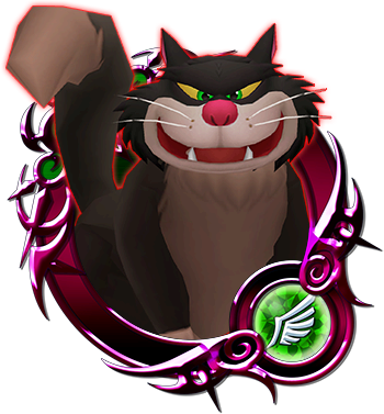 Lady Tremaine's Sneaky And Wicked Pet Cat Who Loves - Lexaeus Kingdom Hearts (350x377)