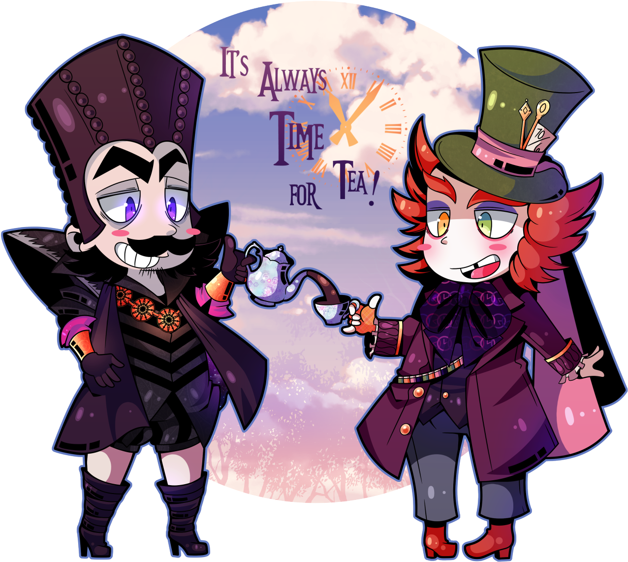 Time And The Hatter By Kim's Art On Tumblr - Time And The Hatter By Kim's Art On Tumblr (1280x1280)