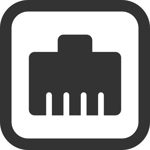 Wired Network Icon - Ethernet Icon (512x512)