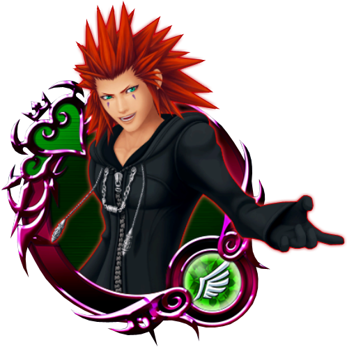Kingdom Hearts - Kingdom Hearts Axel (533x525)