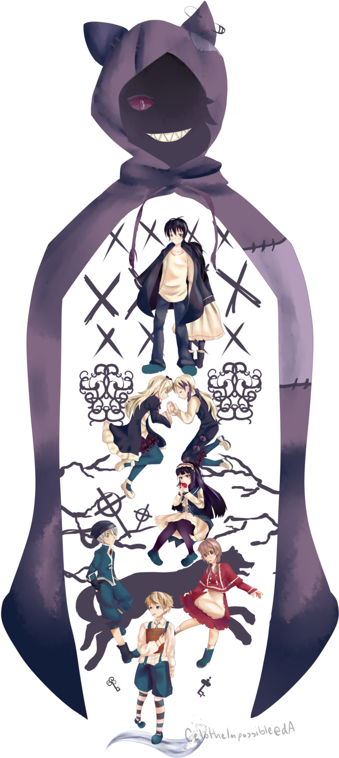 Puppets In Alice's Nightmare By Celotheimpossible Puppets - Hoodie (1024x1613)