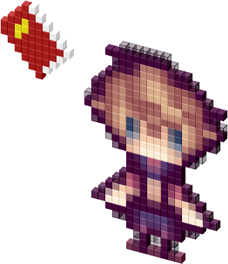 View Cursor On T-shirt - Cross-stitch (330x418)