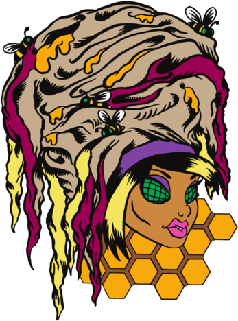 Queen Of The Hive Slap - Long-sleeved T-shirt (400x480)