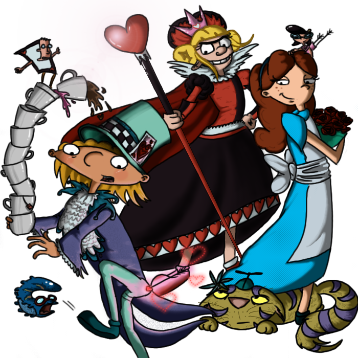 Valentines Day Lila In Wonderlandby Widowmura - Hey Arnold Lila In Wonderland (700x700)