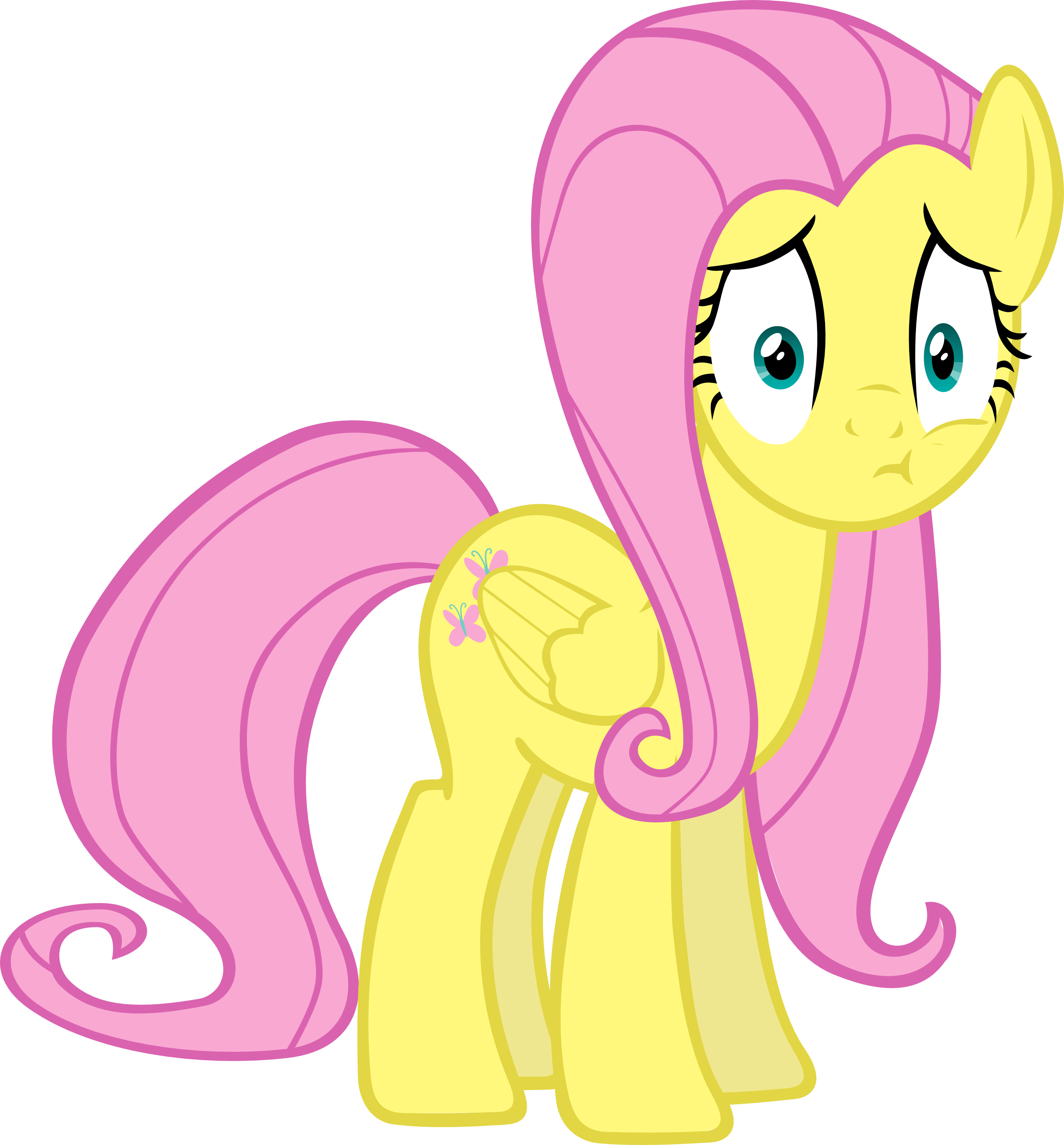 Fluttershy Got Slapped By Exe2001 Fluttershy Got Slapped - Пони Сестра Радуги Дэш (2925x3147)