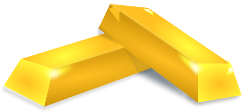 Gold Png Images - Gold Bricks Clip Art (600x450)