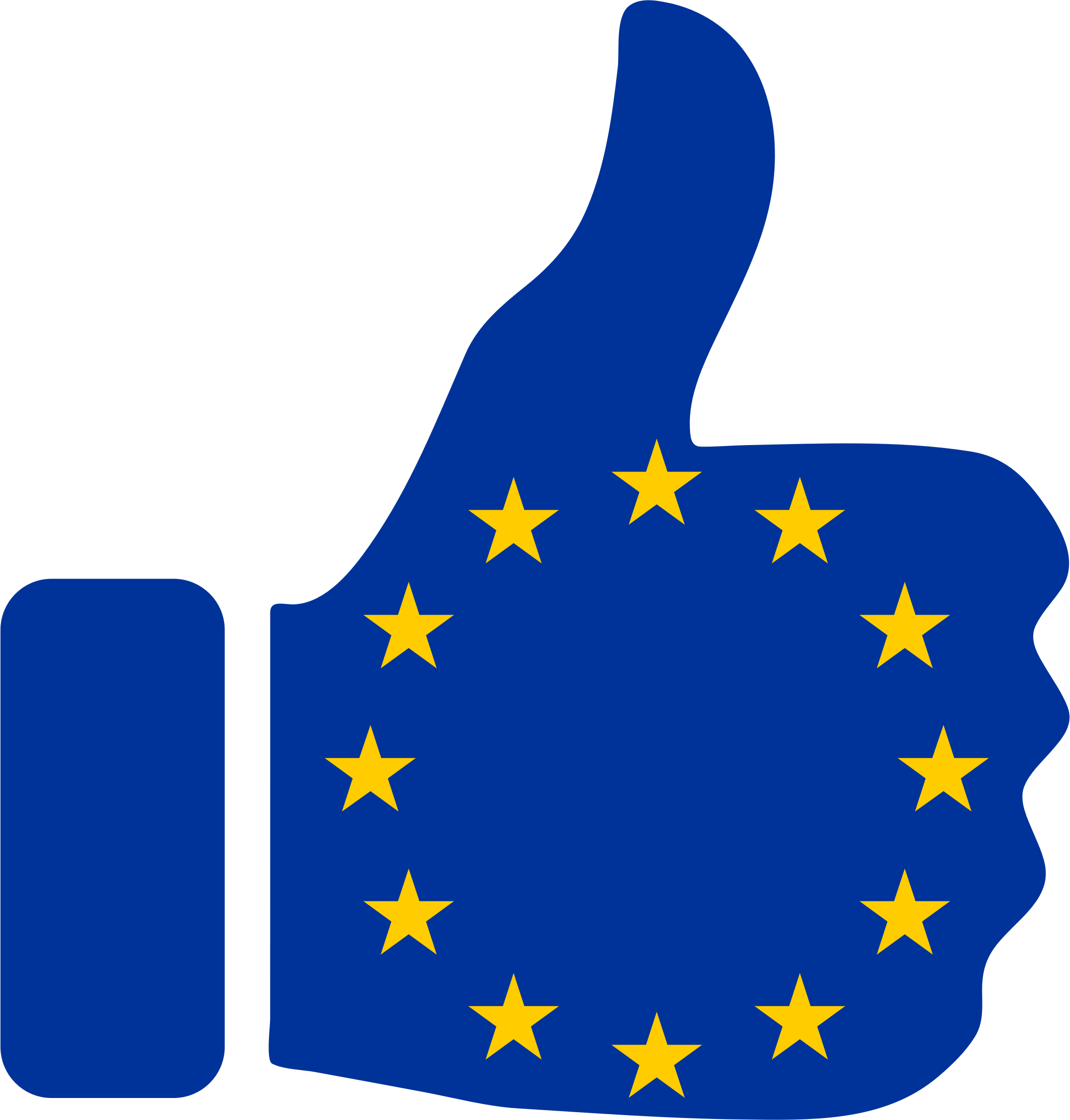 Clipart Thumbs Up Stock Photo - Europe Png (2188x2290)