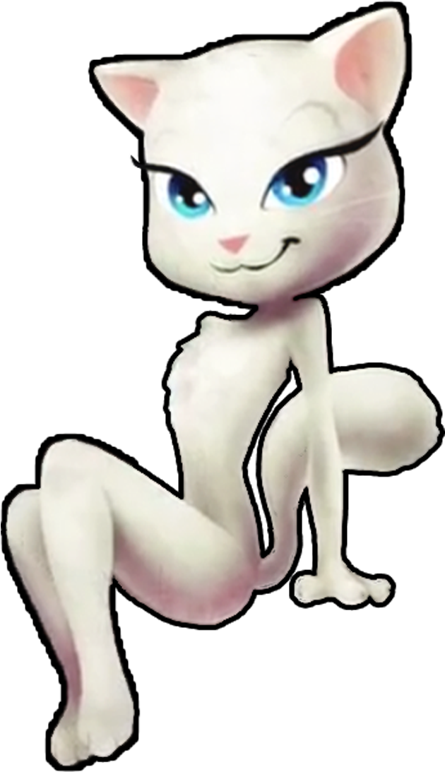 Talking Angela By Thesuperfrank225 - My Talking Angela Gif (696x1146)