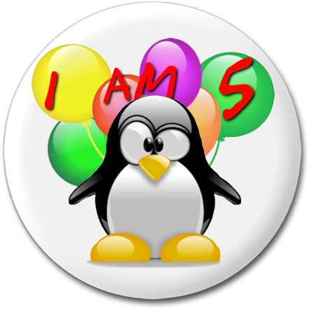 Slap The Penguin 5th Anniversary Button - Linux Server Icon Png (500x500)