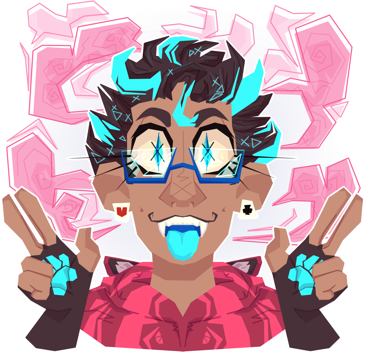 Be More Chill Alice In Wonderland Au Jeremy Heere Michael - Alice In Wonderland Bmc (1267x1226)