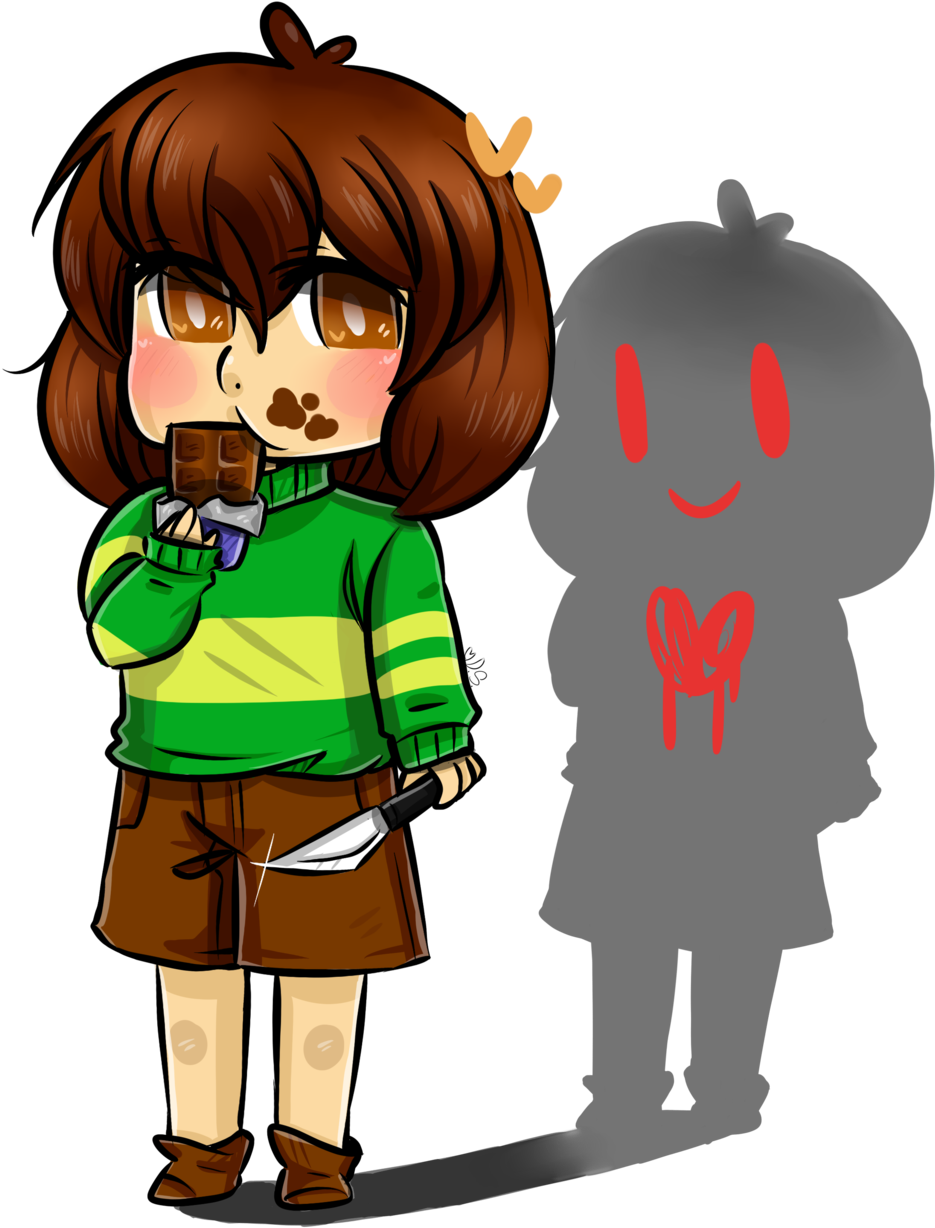 Chara's Chocolate By Darkmagic-sweetheart - Chocolate (1024x1280)