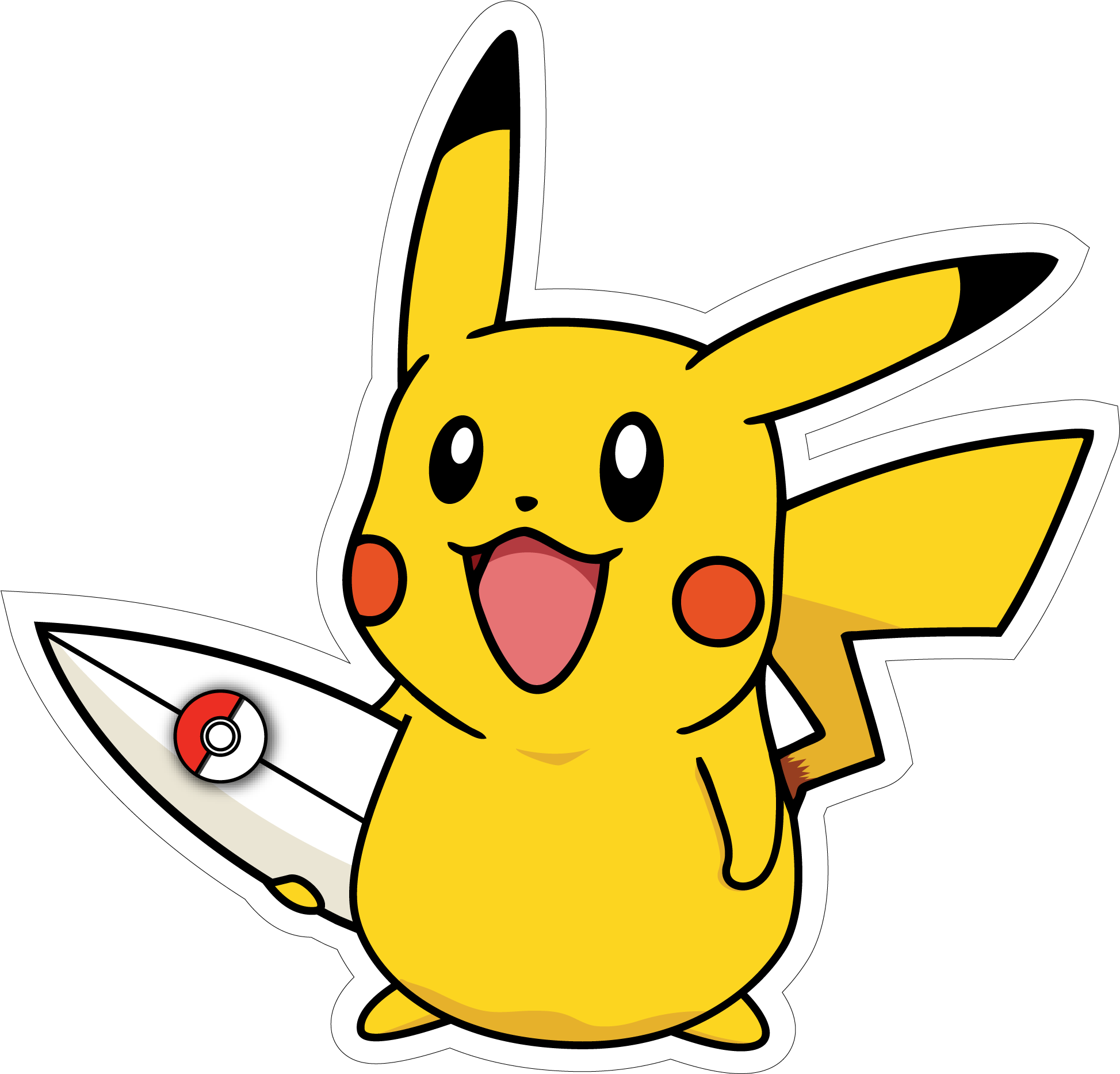 Free Pikachu Pokémon Coloring Pages (2100x2100)