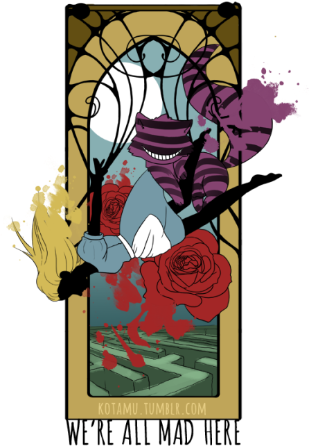 Alice In Wonderland I've Always Been In Love With The - Illustration (445x750)