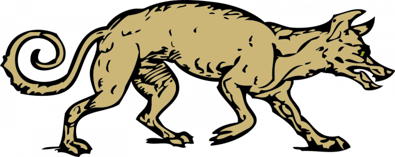 Wild Dog Clipart (1257x500)