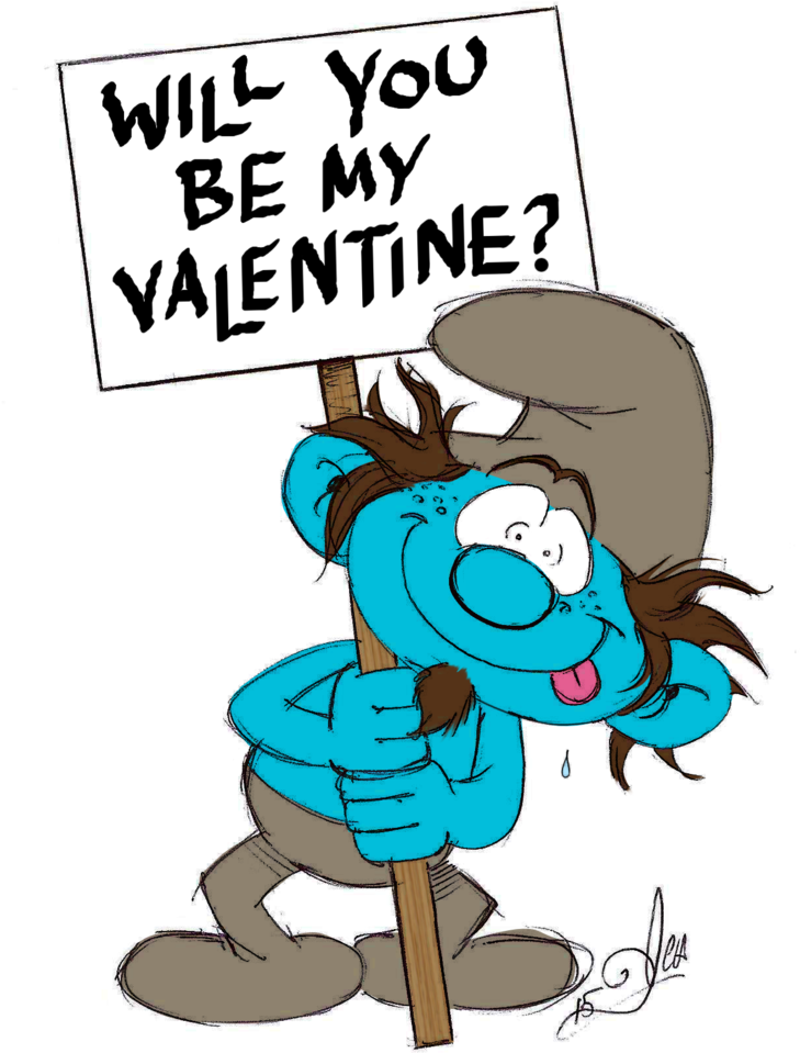 Smurfs Valentine Gif (747x1069)