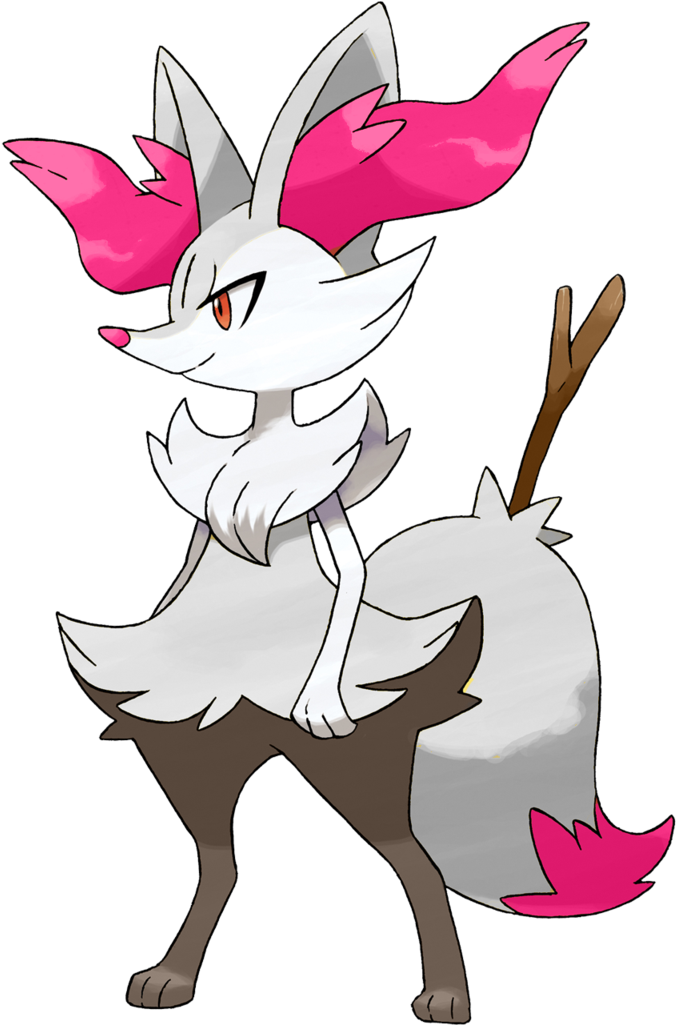 Shiny Braixen - Pokemon Shiny Fennekin Evolution (1024x1024)