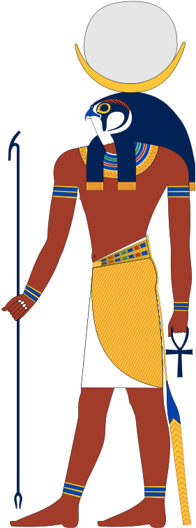 Khonsu As Falcon - Ancient Egypt God Khonsu (350x770)