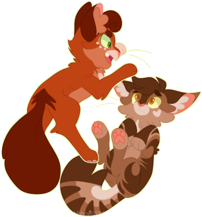 30 Day Warrior Cats Challenge *pride Month Edition* - Cartoon (500x429)