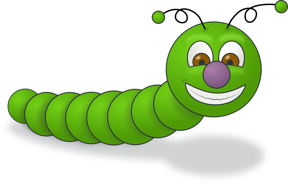 Worm Clipart Caterpillar Head - Worm Clip Art (960x614)