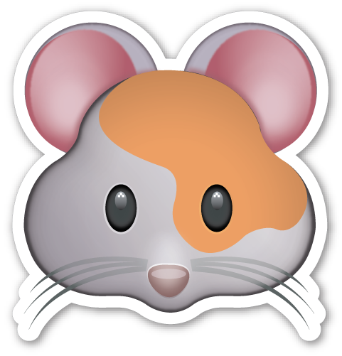 Head Clipart Hamster - Emoji Hamster (481x501)