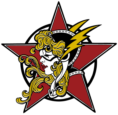 I'm Currently Working At Red Rocket Tattoo In Nyc - Illustration (400x388)