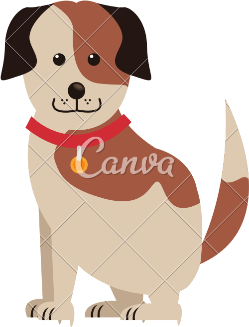 Cartoon Dog Vector Image - Dog (800x800)