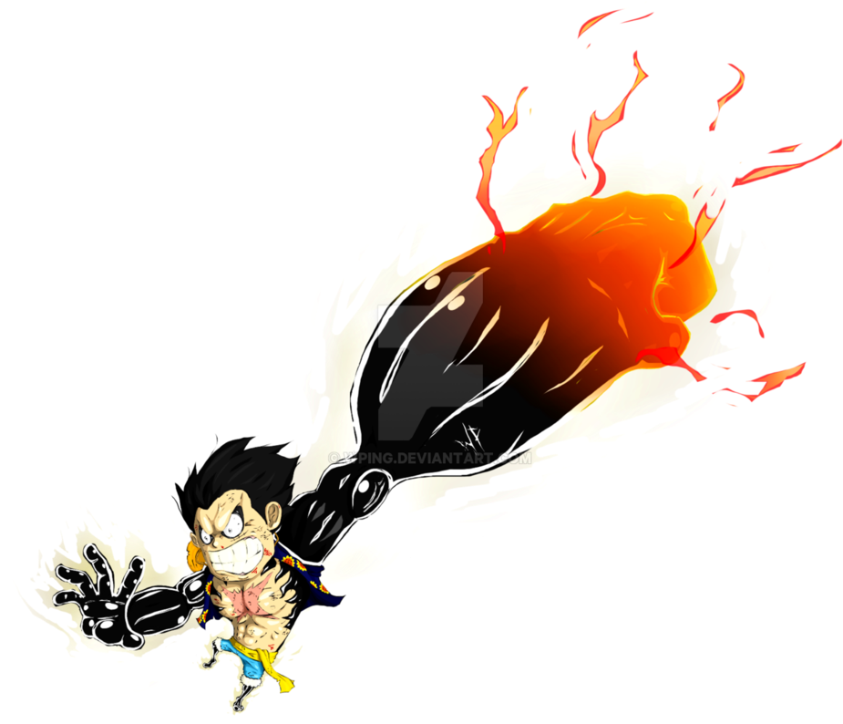 Gomu Gomu No Chibie King Kong Gun By Wping - Luffy King Kong Gun Anime (953x838)