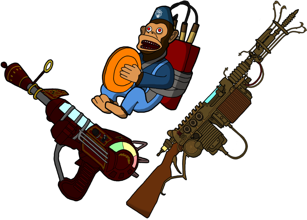 Acquire Waffle Weapons By D0ct0rrr1cht0f3n - Weapon (1073x745)