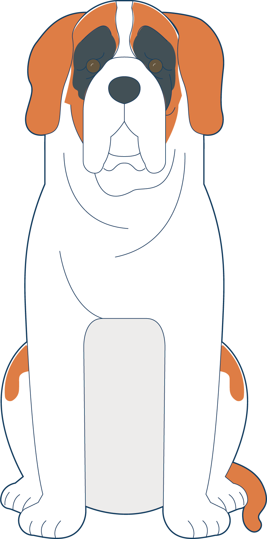 Puppy African Wild Dog Clip Art - Puppy African Wild Dog Clip Art (879x1770)