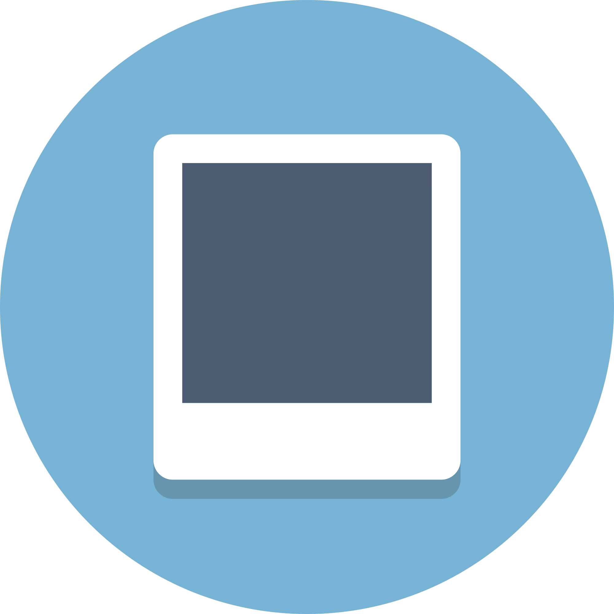 Open - Polaroid Flat Icon (2000x2000)